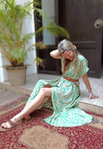 Aaliya Dress - Green Mamba