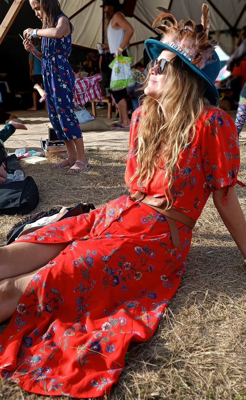 Herripto 新品Kerry Striped Ruffle Dress herlipto Kerry Striped Ruffle Dress Sサイズ