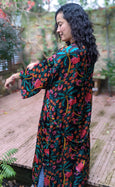 Firefly Jungle Long Kimono