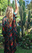 Firefly Jungle Long Kimono