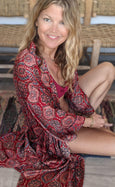 Ladies Kimono Robe - Scarlett Batik