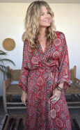 Ladies Kimono Robe - Scarlett Batik