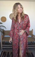 Ladies Kimono Robe - Scarlett Batik