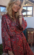 Ladies Kimono Robe - Scarlett Batik