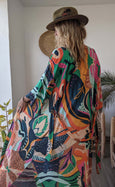 Ladies Kimono Robe - Woodstock