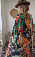 Ladies Kimono Robe - Woodstock