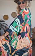 Ladies Kimono Robe - Woodstock