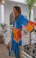 LAZ & KEZ - Original Art Kimono Robe - EAGLE