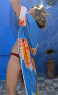 LAZ & KEZ - Original Art Kimono Robe - EAGLE