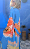 LAZ & KEZ - Original Art Kimono Robe - EAGLE