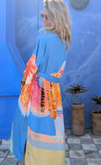 LAZ & KEZ - Original Art Kimono Robe - EAGLE