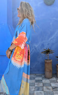 LAZ & KEZ - Original Art Kimono Robe - EAGLE