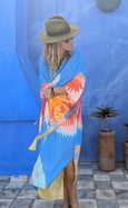 LAZ & KEZ - Original Art Kimono Robe - EAGLE