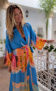LAZ & KEZ - Original Art Kimono Robe - EAGLE