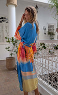 LAZ & KEZ - Original Art Kimono Robe - EAGLE
