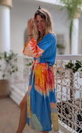 LAZ & KEZ - Original Art Kimono Robe - EAGLE