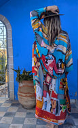 LAZ & KEZ - Original Art Kimono Robe - Birdhead