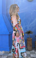 LAZ & KEZ - Original Art Kimono Robe - BULL