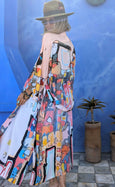 LAZ & KEZ - Original Art Kimono Robe - BULL
