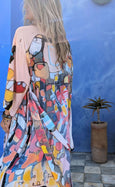 LAZ & KEZ - Original Art Kimono Robe - BULL