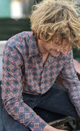 Mens Funky Tailored Shirt - Electric Fence