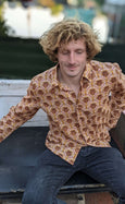 Mens Funky Tailored Shirt - Retro Goa