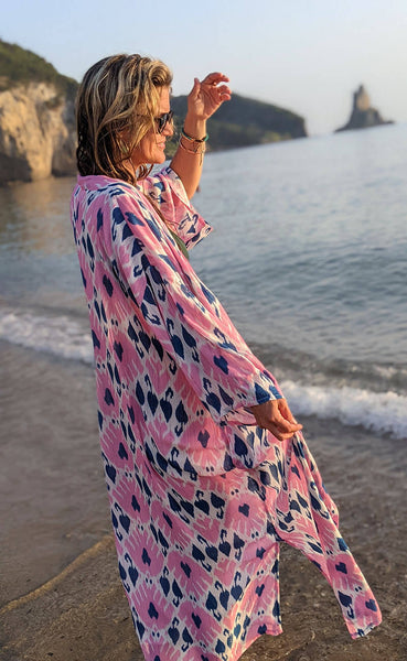 Long Silk Kimono | Womens Dressing Gown | Loungewear