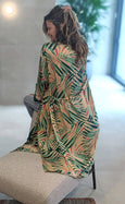 Palm Springs Bamboo Silk Long Kimono Dressing Gown