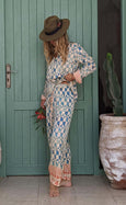 Luxury Bamboo Silk Pyjama Set - Tunisia Mosaic