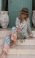 Luxury Bamboo Silk Pyjama Set - Tunisia Mosaic