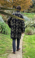 Salamanda & Zag Ikat Organic Cotton Mens Kimono Coat