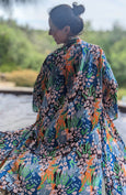 Sea Garden Long Kimono