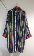 Smallworld Colourful Reversible Kimono Coat Robe