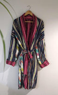 Smallworld Colourful Reversible Kimono Coat Robe