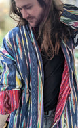 Smallworld Colourful Reversible Kimono Coat Robe