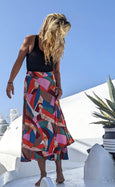 Stained Glass Carnival Bamboo Wrap Skirt