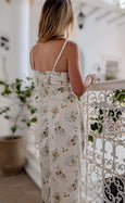 Wildflower Silhouette Dress - White