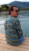 Barrier Reef Collarless Shirt