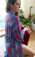 Desert Snow Pea Long Kimono Dressing Gown
