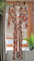 Toucan Party Long Kimono Dressing Gown