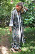 Women Geisha Organic Cotton Kimono Dressing Gown Robe