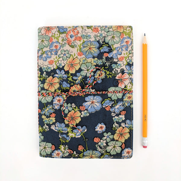 Geisha Fabric Covered A5 Notebook
