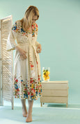Orchard Blossom Organic Cotton Dressing Gown