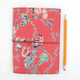 Parisian Rouge Fabric Covered A5 Notebook