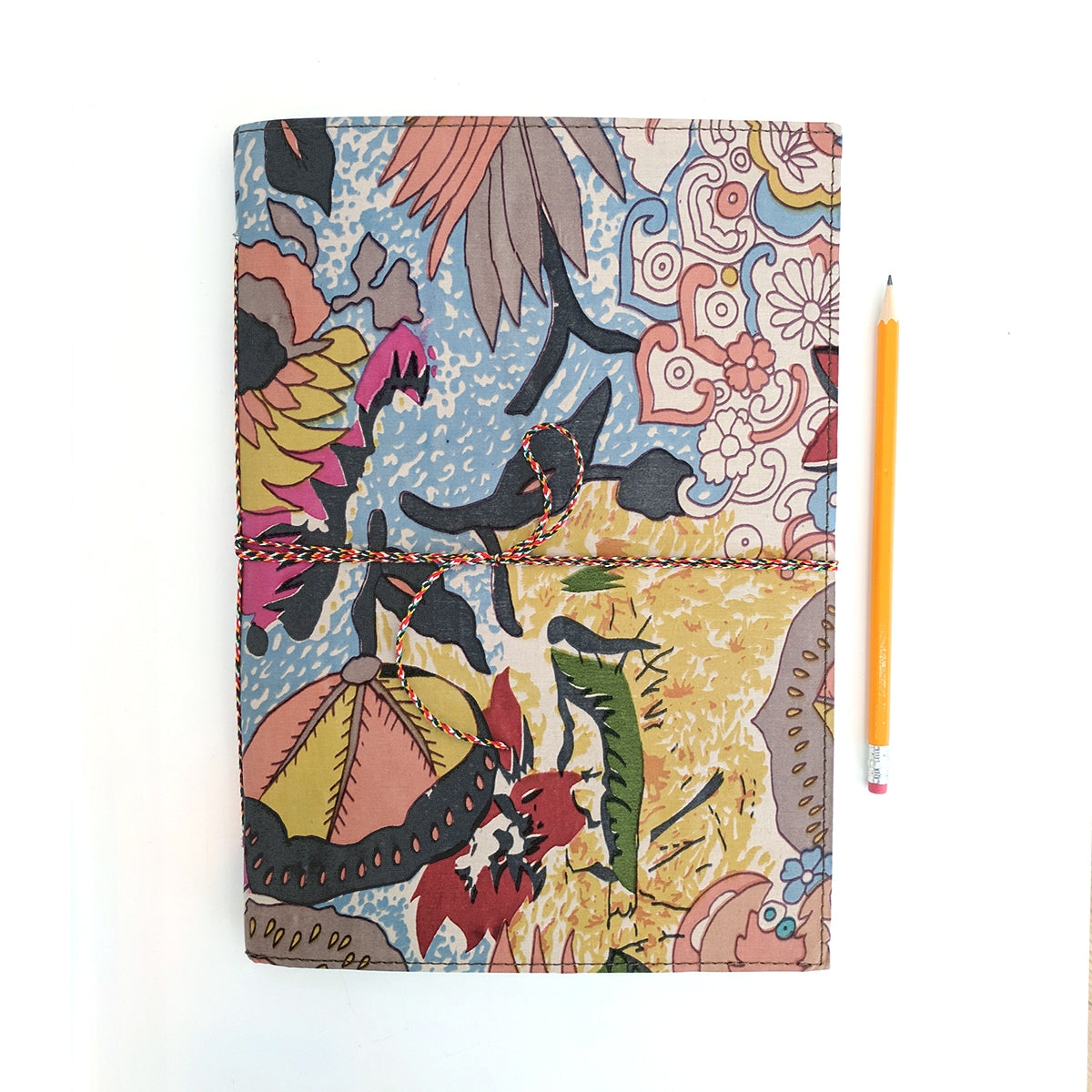 Woodstock Fabric Covered A4 Notebook