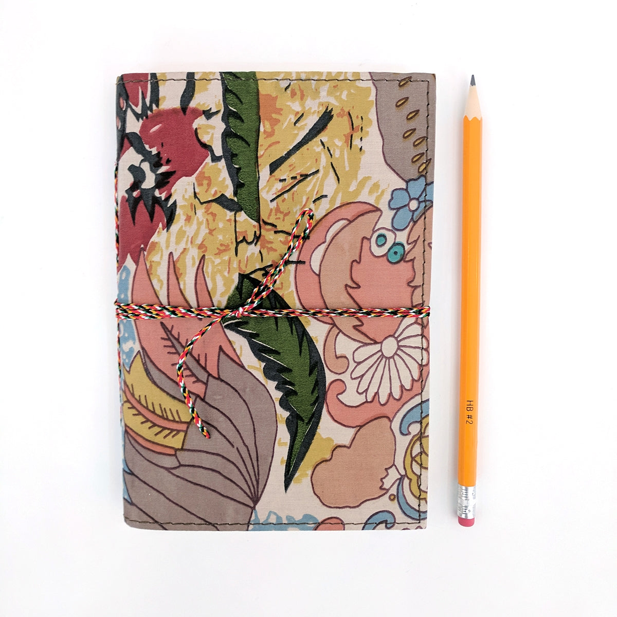 Woodstock Fabric Covered A5 Notebook